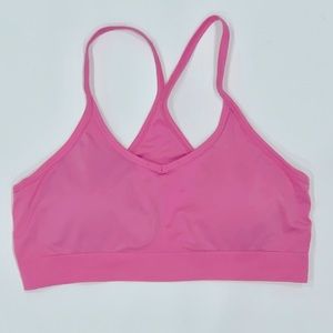 Pink sports bra!